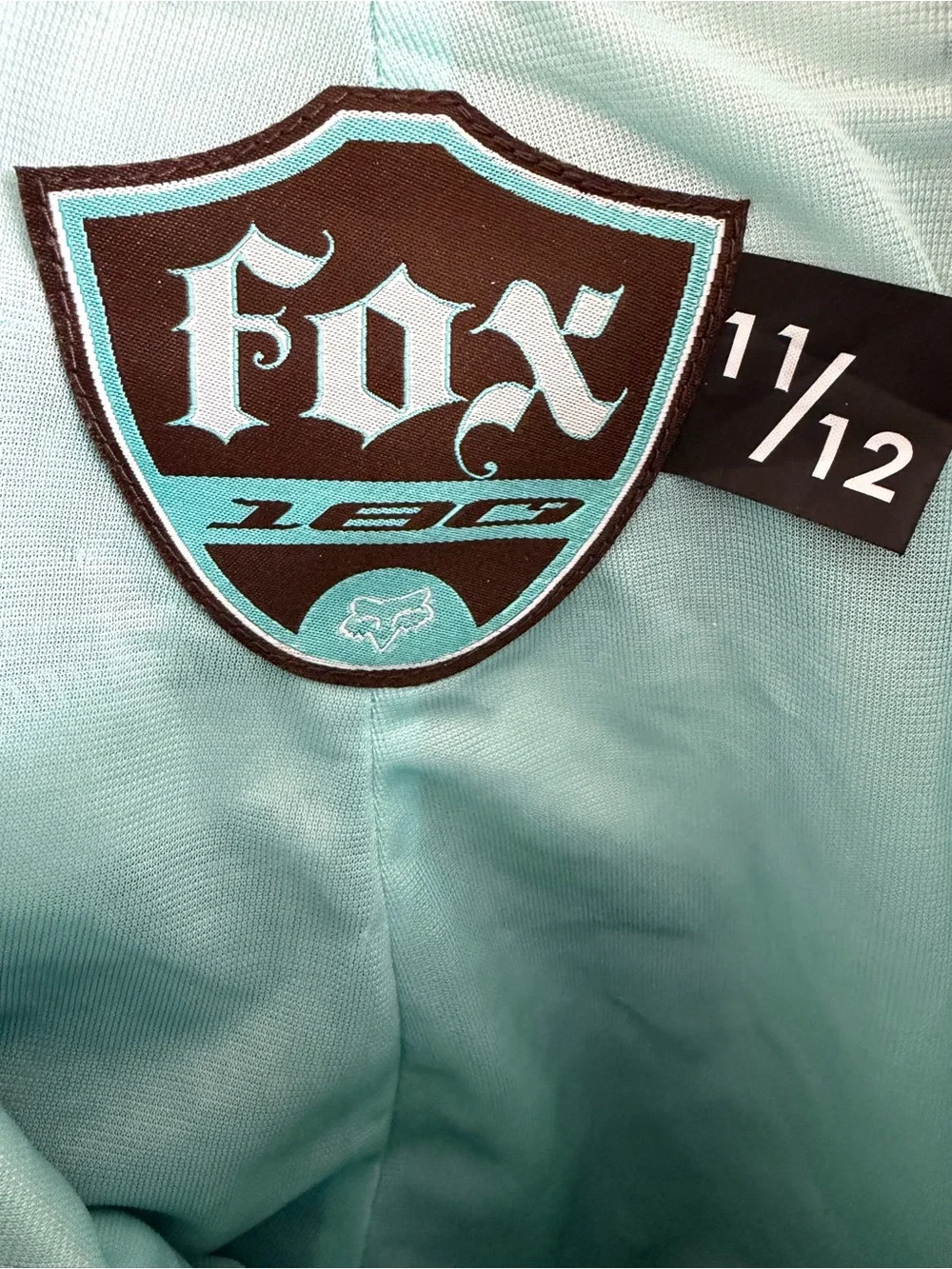 Fox 180 Youth Motocross Pants Size 11/12 Brown Turquoise MX Dirt Bike